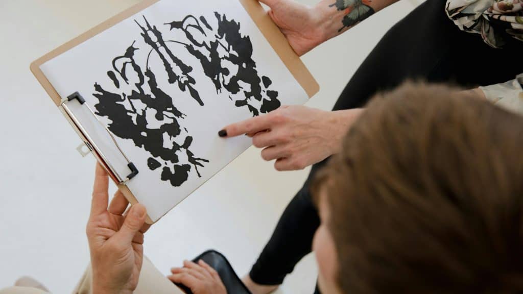 Aplicação do teste de Rorschach