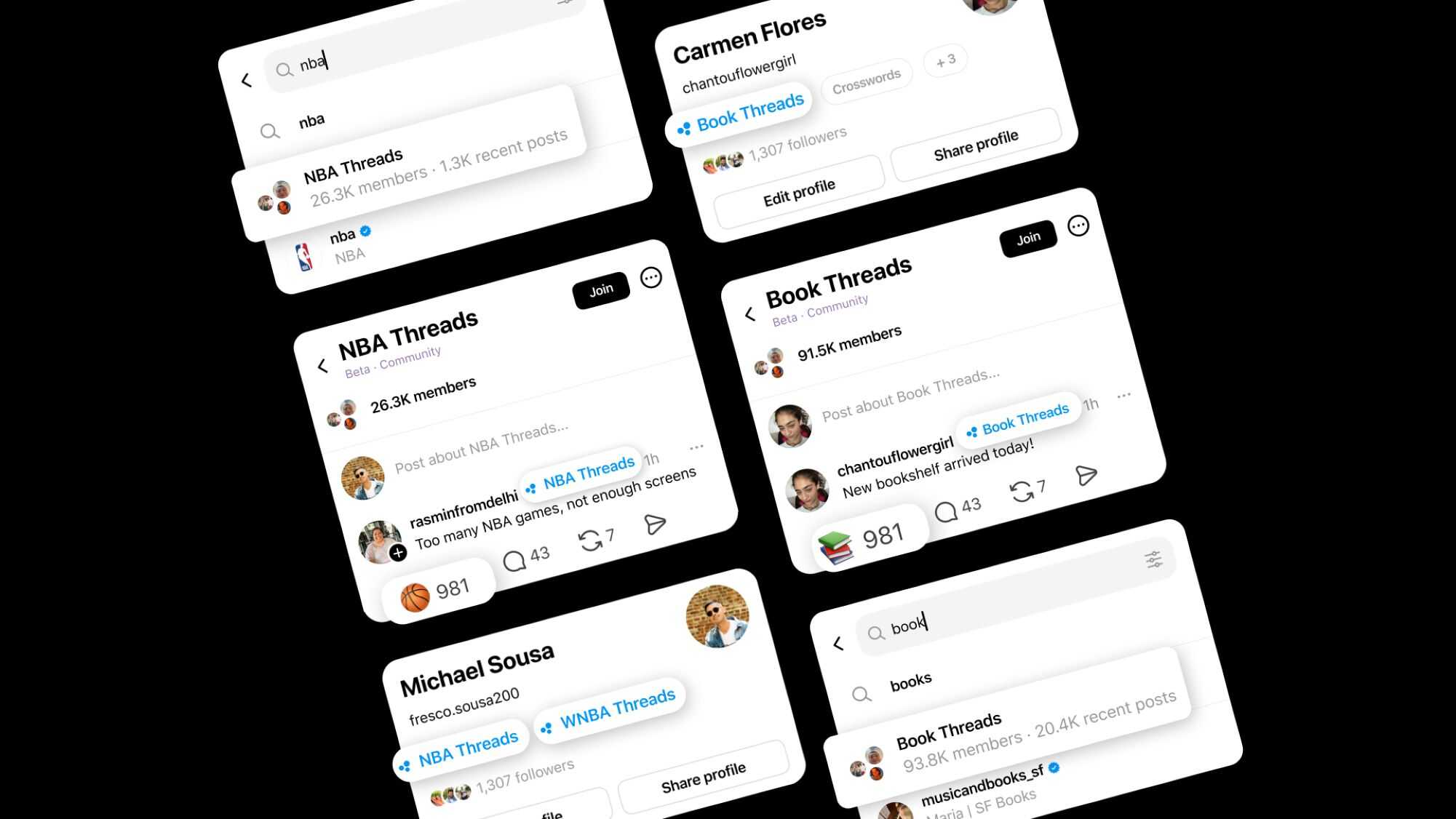 Threads lança “Comunidades” para reforçar engajamento e rivalizar com o X