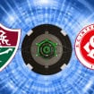 Escudos de Fluminense e Internacional
