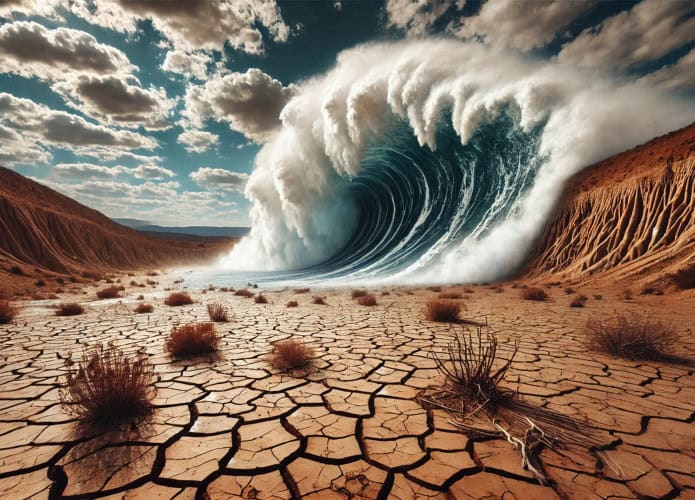 inundaçao do mar vermelho
