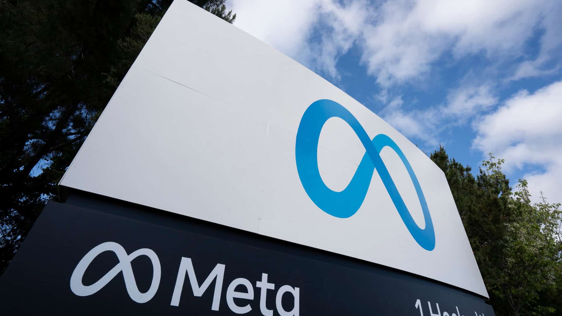 Fachada de um prédio da Meta