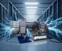 A ProEnergy transforma núcleos de motores de aeronaves, como o CF6-80C2 do Boeing 747, em turbinas PE6000 capazes de gerar energia para data centers