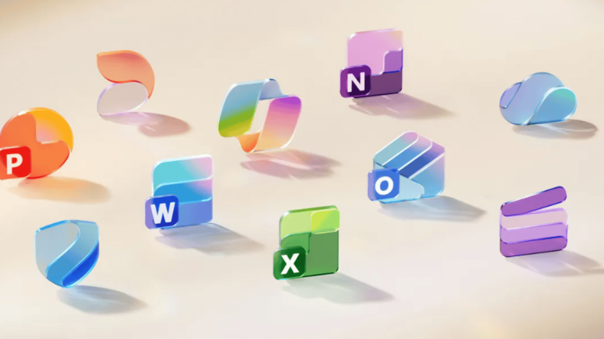 Novos ícones da Microsoft