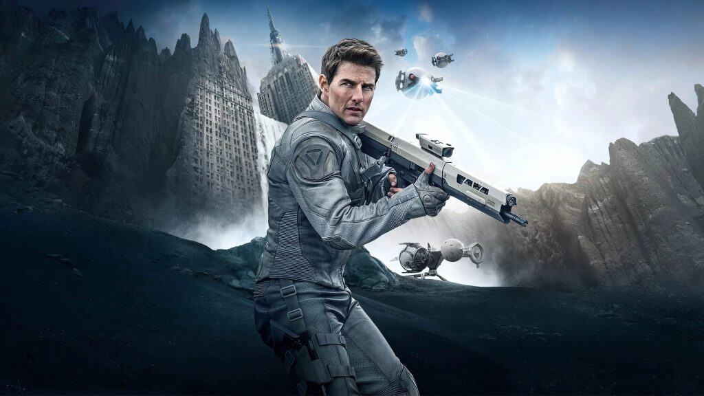 Tom Cruise with a technological weapon