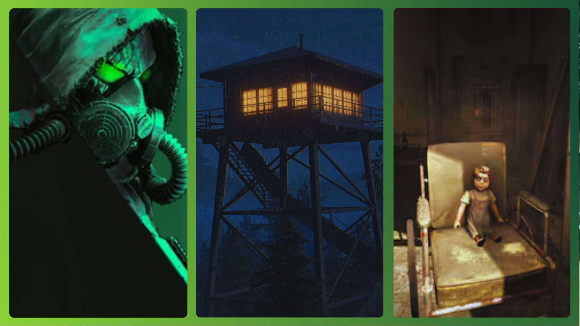 Jogos: Cherbobylite, Fears to Fathom e The Town of Light (reprodução/divulgação)