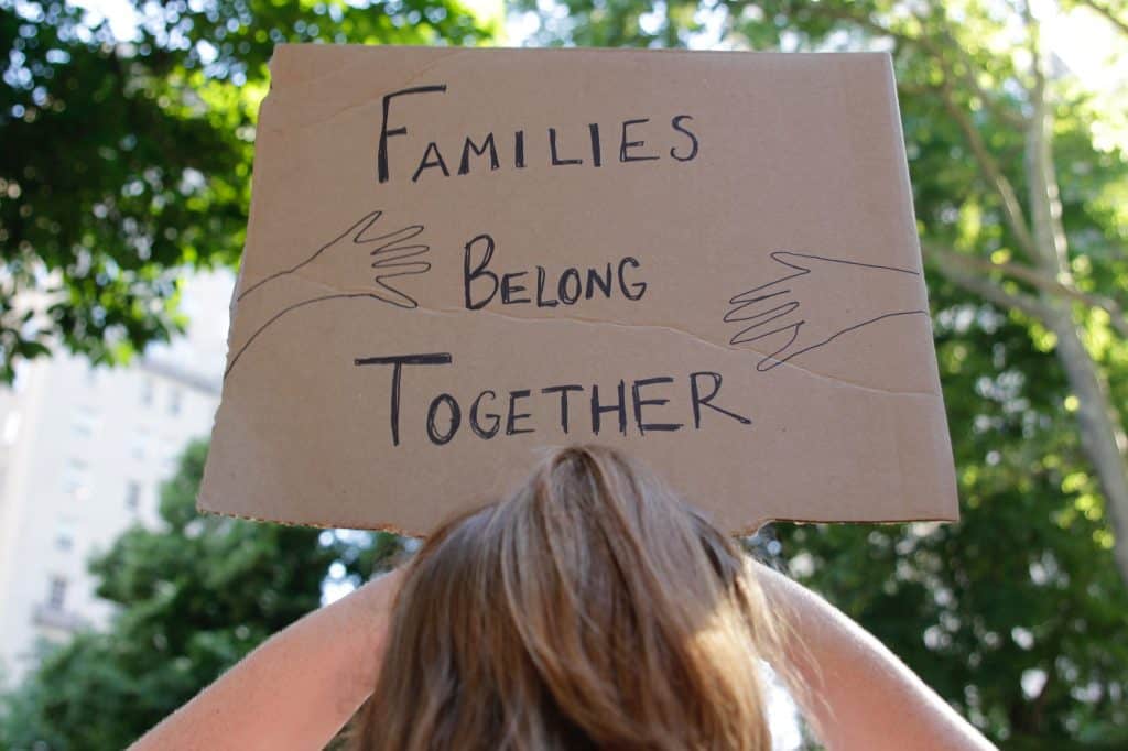 protesto imigracao