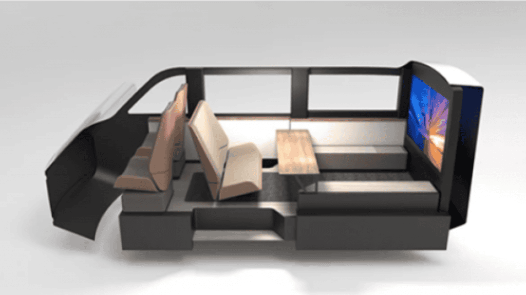 LDK+ vem de “Living, Dining, Kitchen” — uma referência direta à ideia de que o veículo pode integrar-se ao cotidiano doméstico