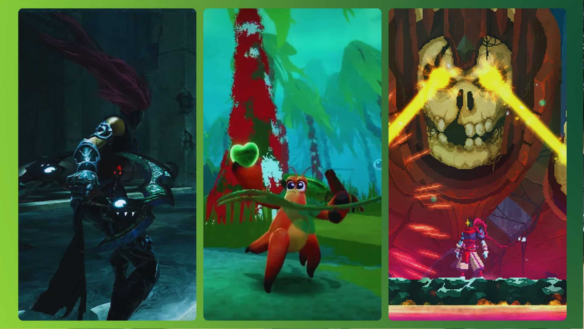 Soulslike Nintendo Switch: Darksideres, Another Crab's Treasure e Deade Cells