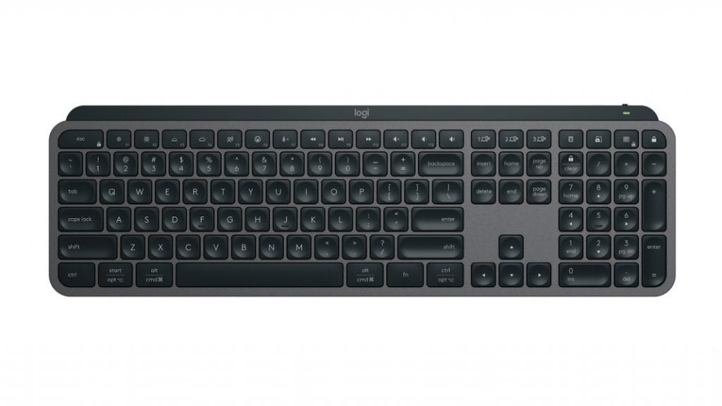 Iluminação inteligente e teclas programáveis: teclado Logitech MX Keys S em oferta Um simples teclado pode não atender às necessidades dos usuários mais exigentes: eles buscam modelos que aliem conforto, desempenho e recursos inteligentes. Alguns dos teclados disponíveis no mercado contam com funcionalidades bastante interessantes, incluindo iluminação inteligente das teclas e opções de personalização. Iluminação inteligente e teclas programáveis: teclado Logitech MX Keys S em oferta
