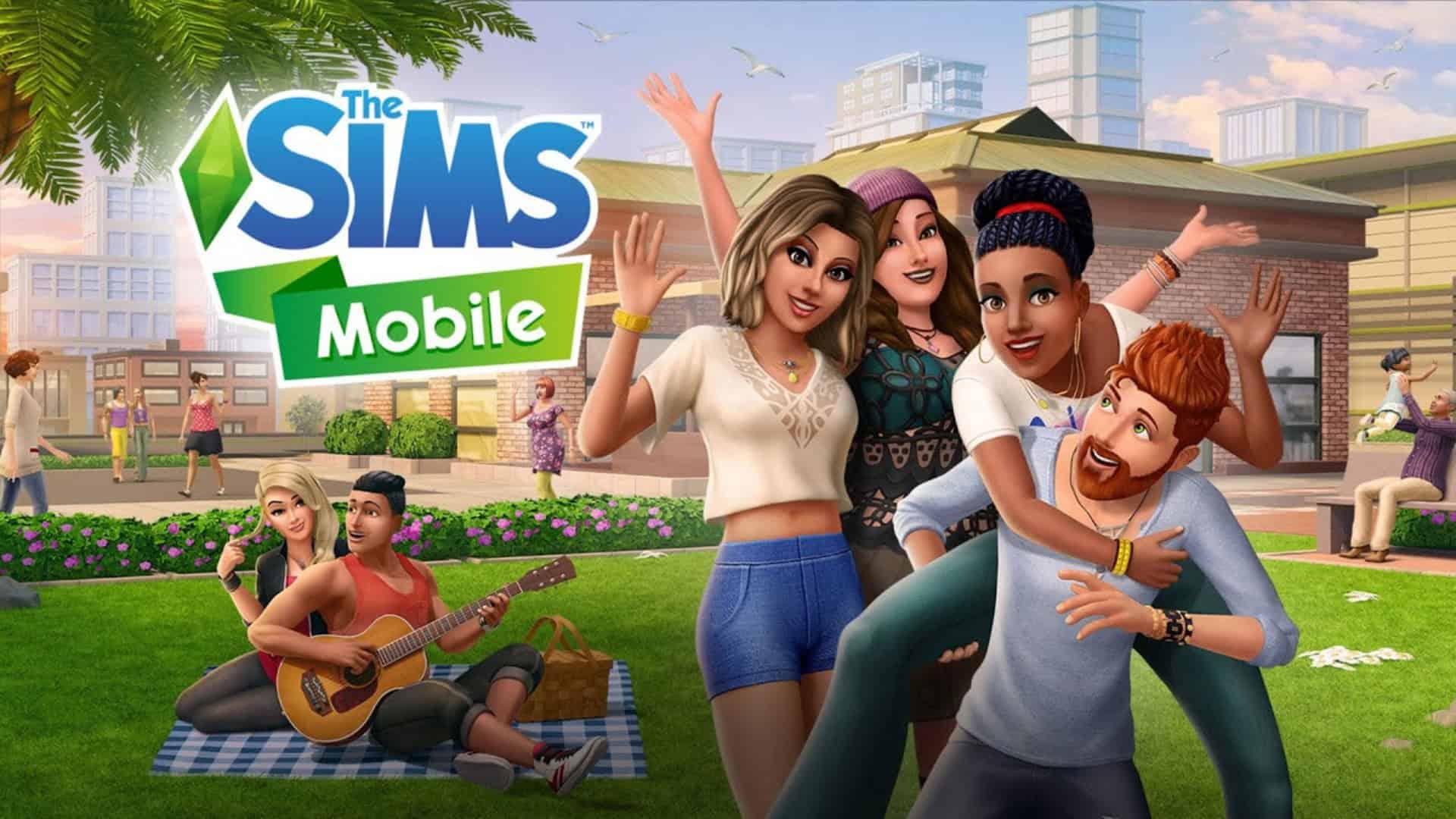 Capa do jogo The Sims Mobile