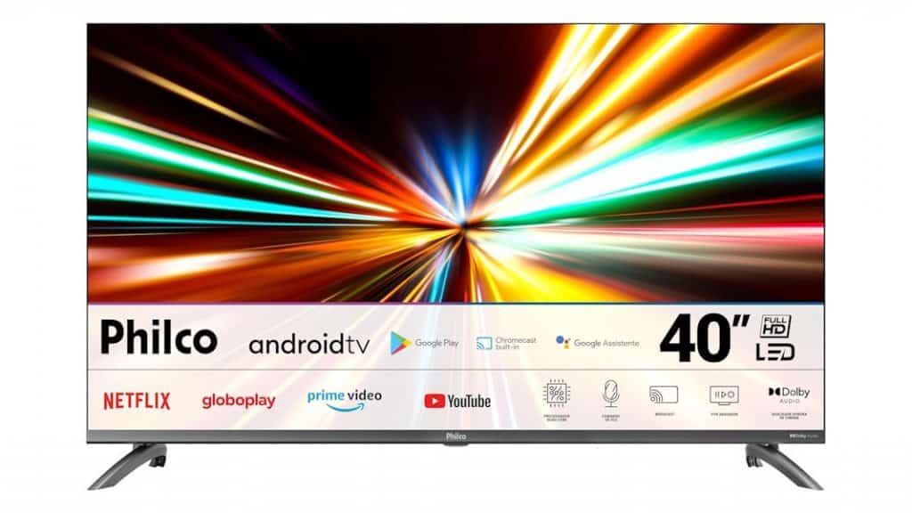 De 32 a 65 polegadas: confira ofertas de TVs para todos os bolsos Encontrar a TV ideal ficou mais fácil com as ofertas do dia com modelos de todos os tamanhos — das compactas de 32 polegadas até as gigantes 4K e OLED de última geração. Smart TV 40” Philco LED Android TV PTV40M9GACGB
