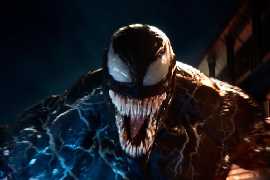 O ator Tom Hardy no papel de um dos vilões mais icônicos do Universo Homem-Aranha, Venom