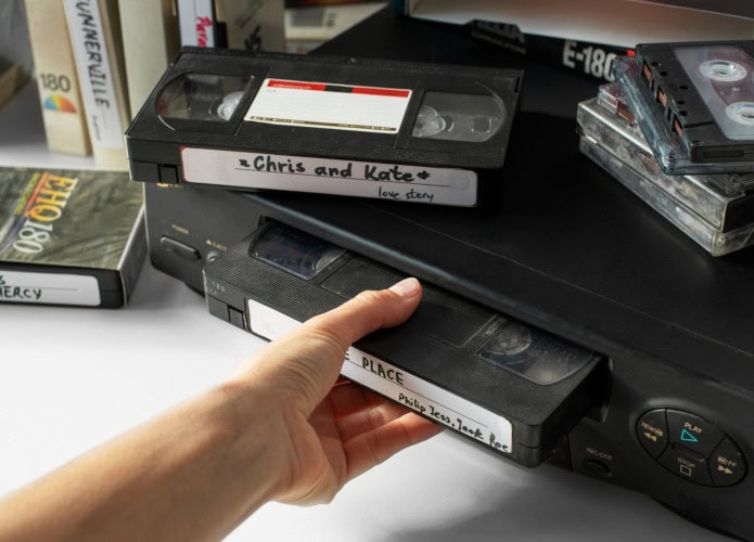 Aparelho de video cassete