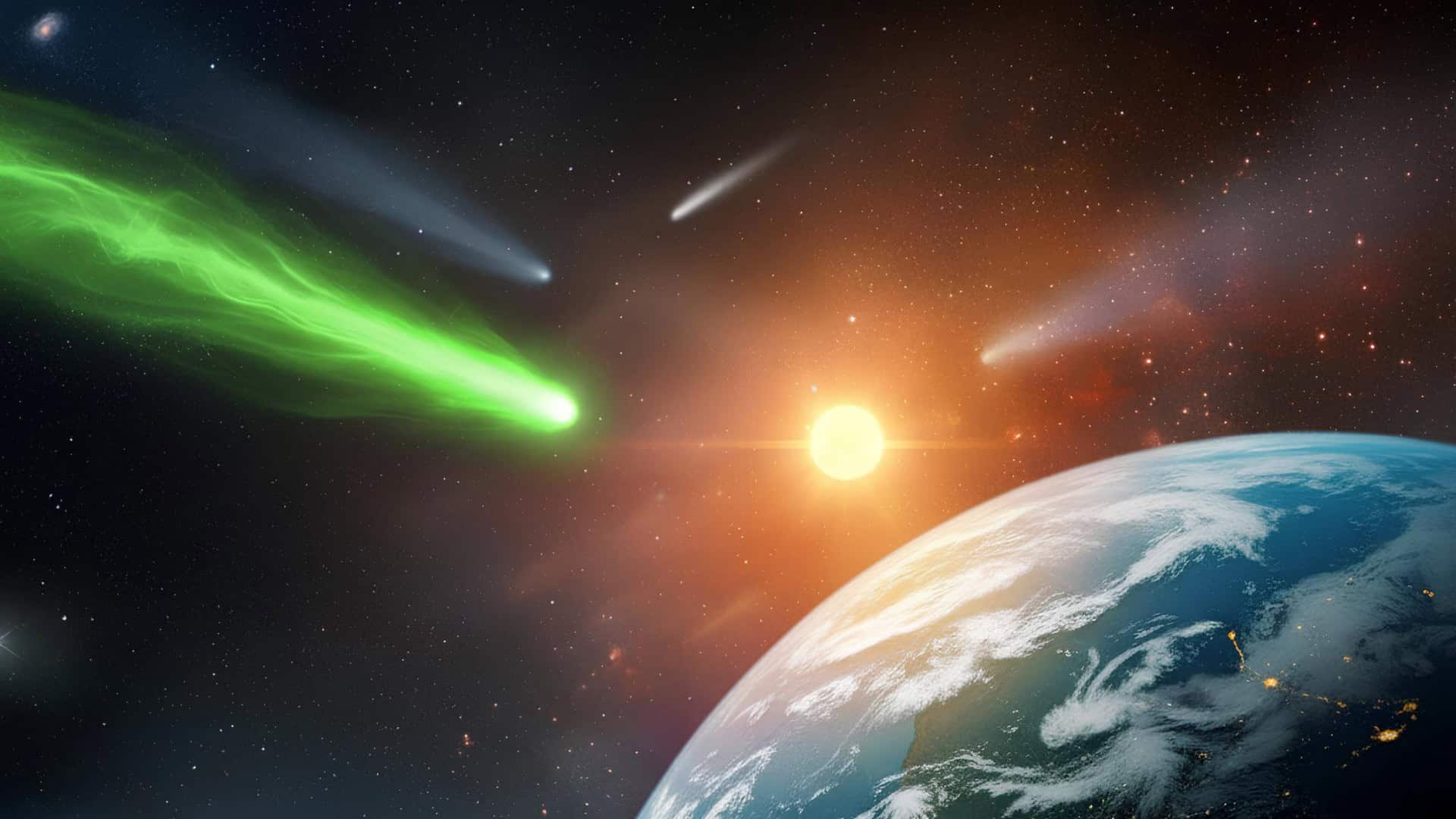 Visitante interestelar passando pelo sistema solar