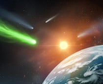 Visitante interestelar passando pelo sistema solar