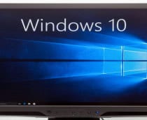Tela de computador com Windows 10