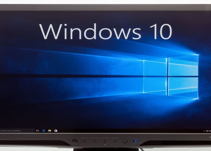 Tela de computador com Windows 10