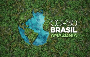 Ilustração sobre a COP30, em Belém