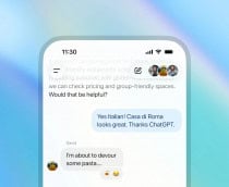 Montagem mostrando grupo de conversa no ChatGPT