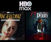 Montagem com pôsteres de 