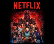 Montagem com pôster da quinta temporada de Stranger Things, que começa a ser lançada pela Netflix na semana entre 24 e 30 de novembro de 2025