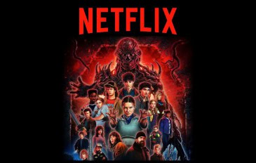 Montagem com pôster da quinta temporada de Stranger Things, que começa a ser lançada pela Netflix na semana entre 24 e 30 de novembro de 2025