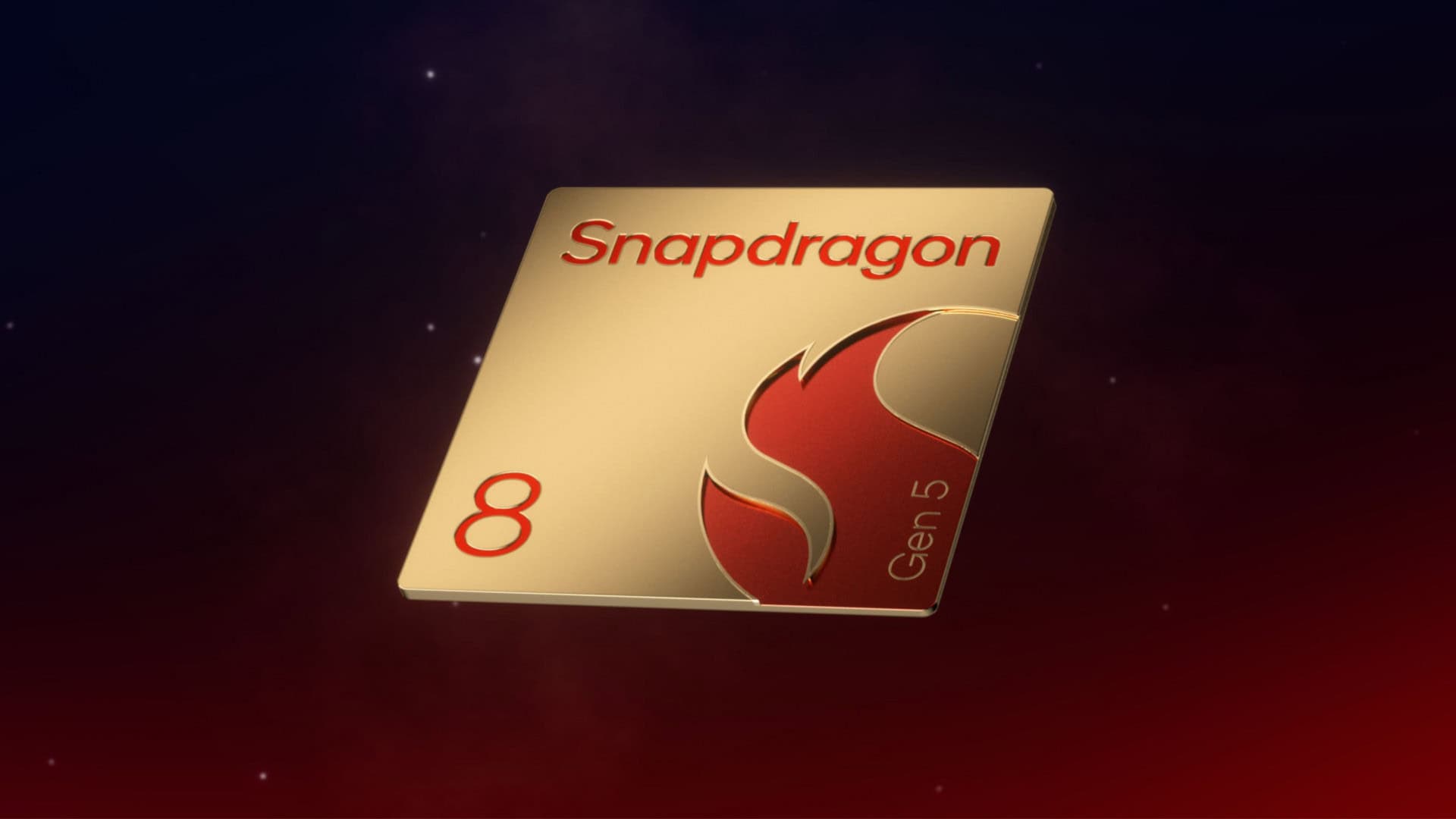 Ilustração do chip Snapdragon 8 Gen 5 da Qualcomm