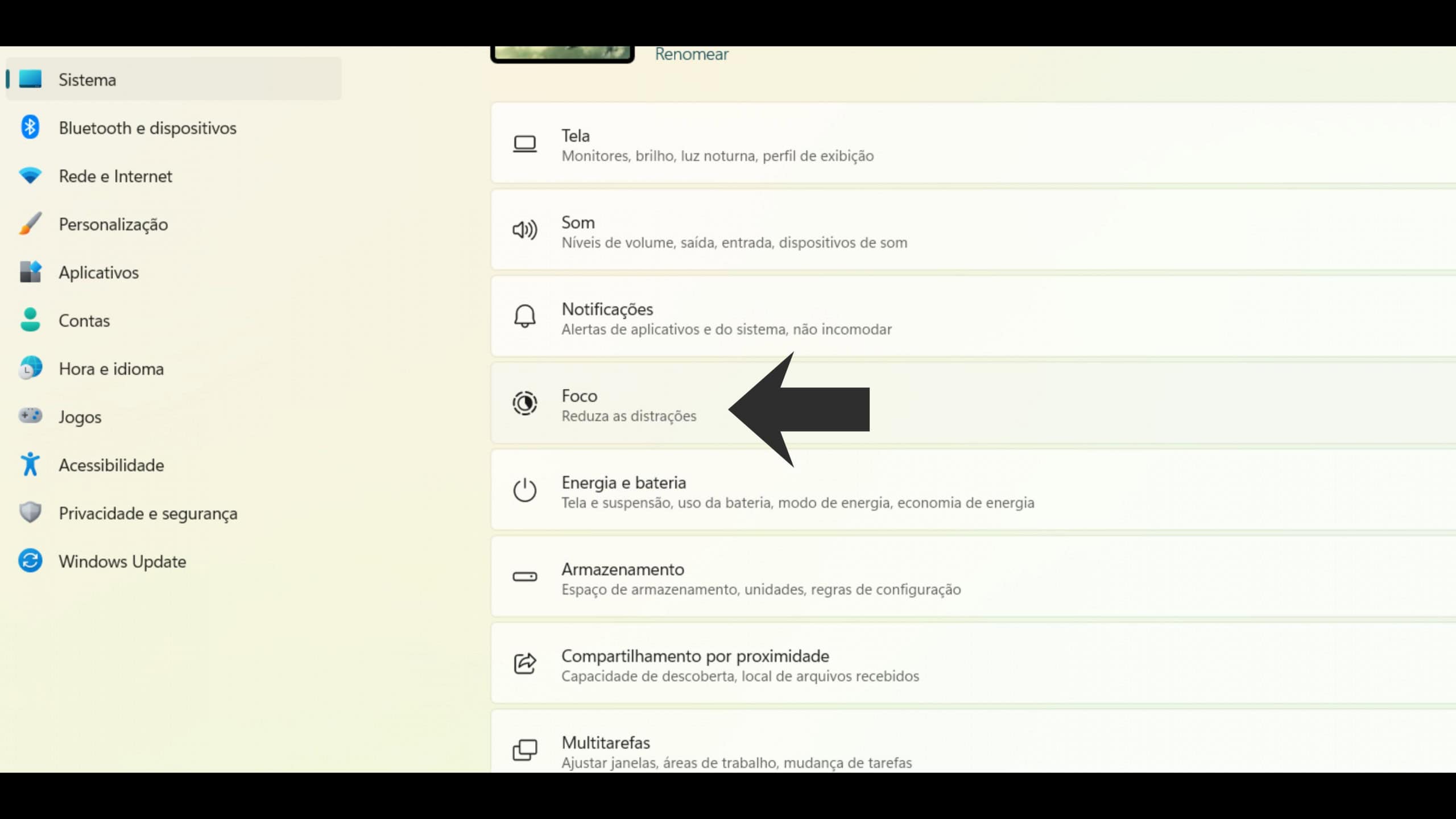 Reprodução tela de Configurações do Windows (Marcelo Valladão)