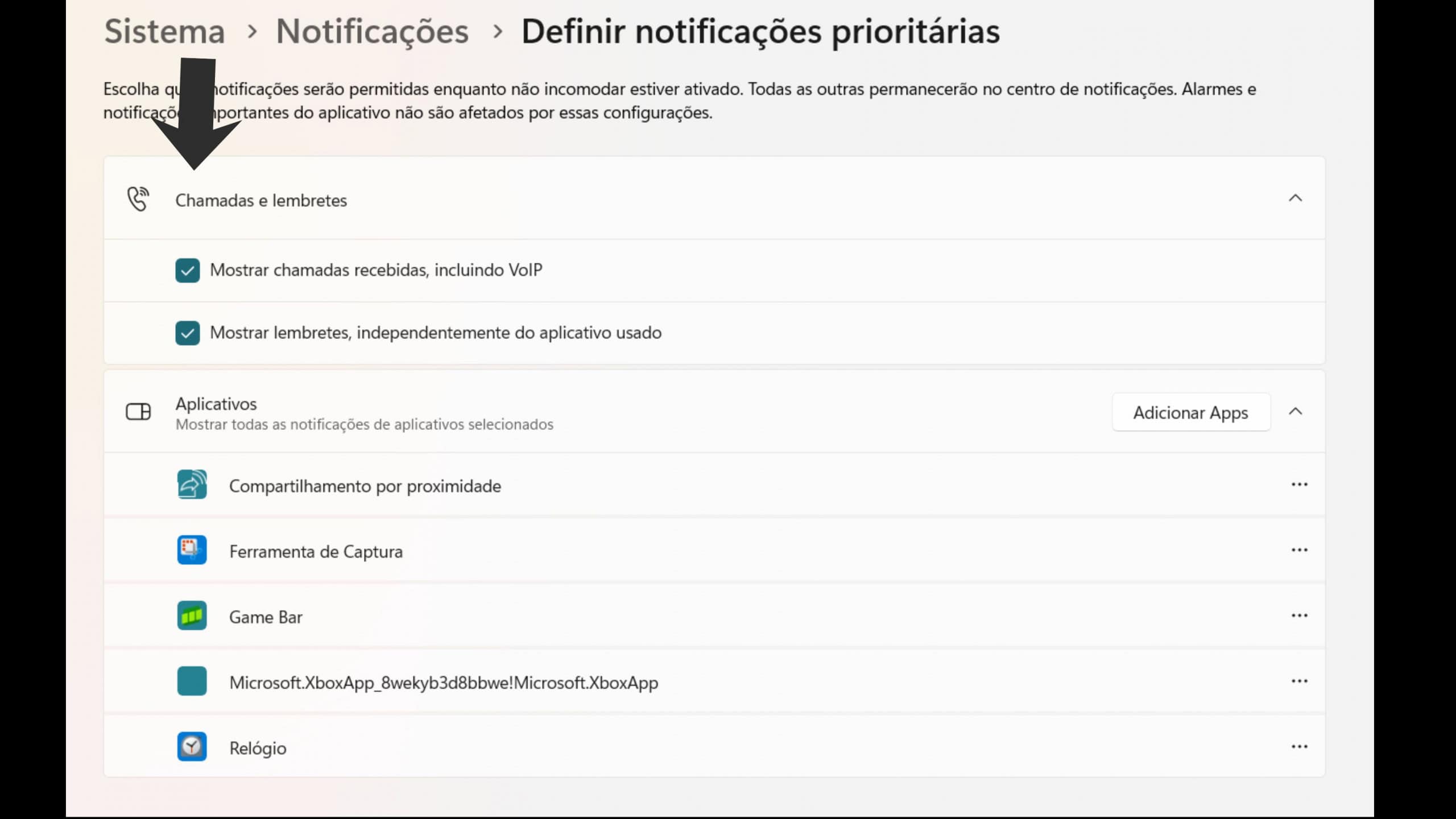 Reprodução tela de Configurações do Windows (Marcelo Valladão)
