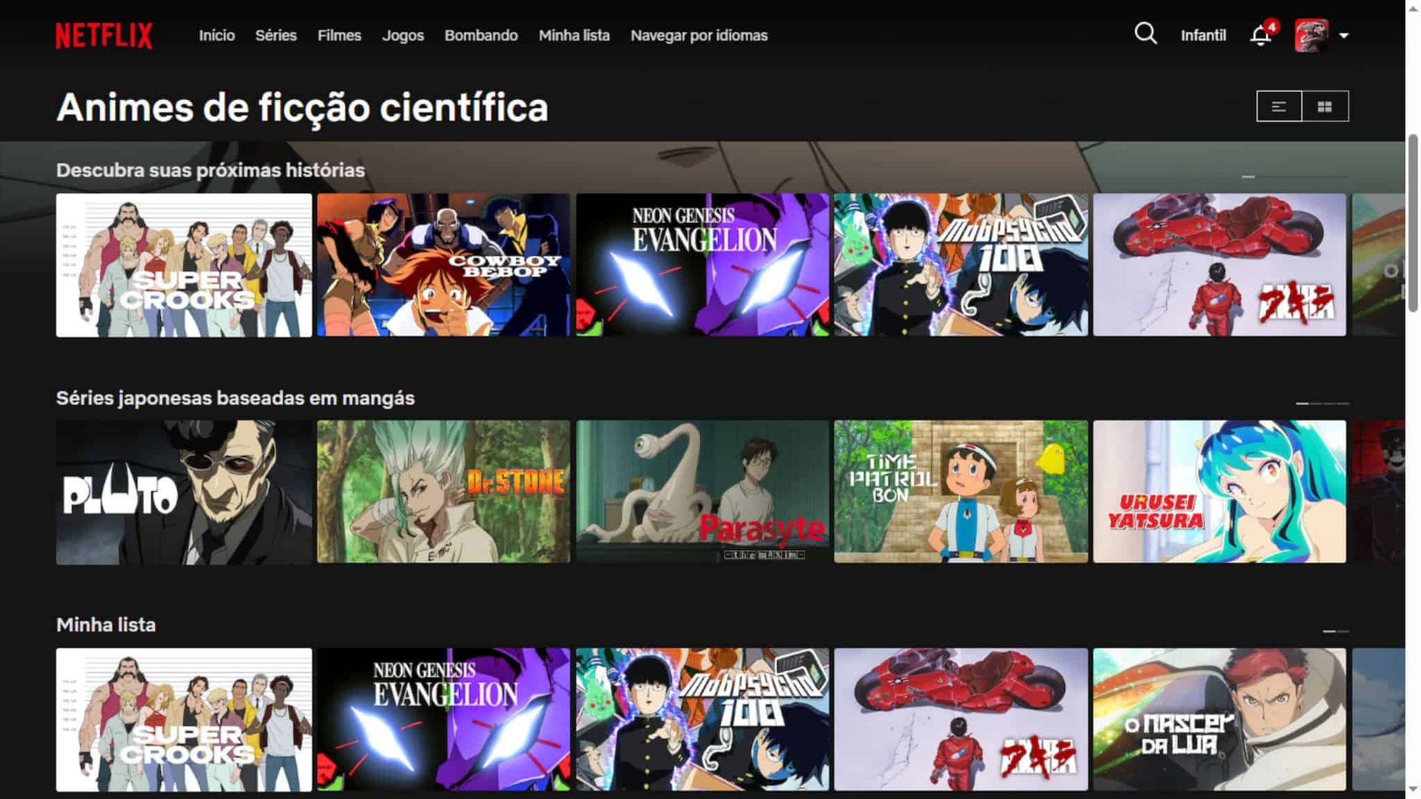 Código de anime na Netflix: descubra como acessar categorias escondidas