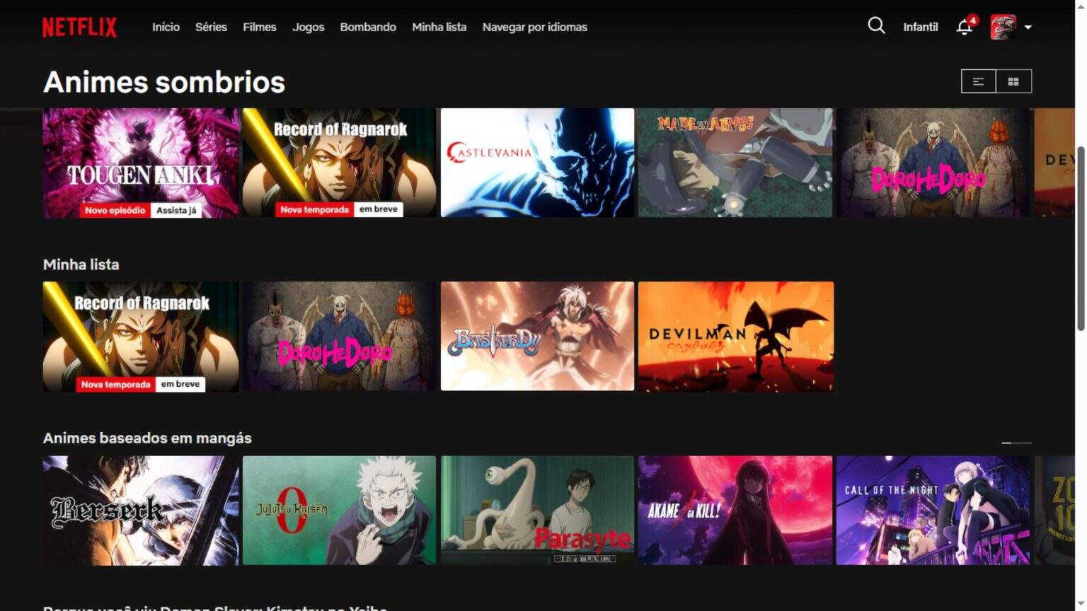 Código de anime na Netflix: descubra como acessar categorias escondidas