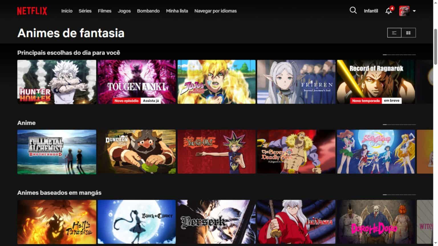 Código de anime na Netflix: descubra como acessar categorias escondidas