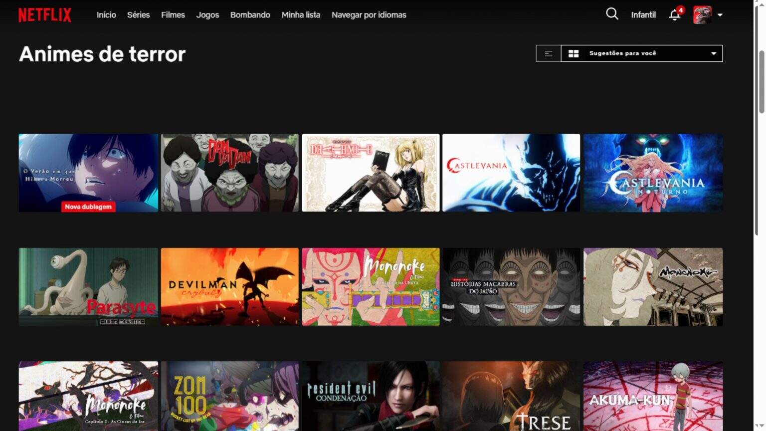Código de anime na Netflix: descubra como acessar categorias escondidas