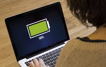 Bateria do notebook em 100%