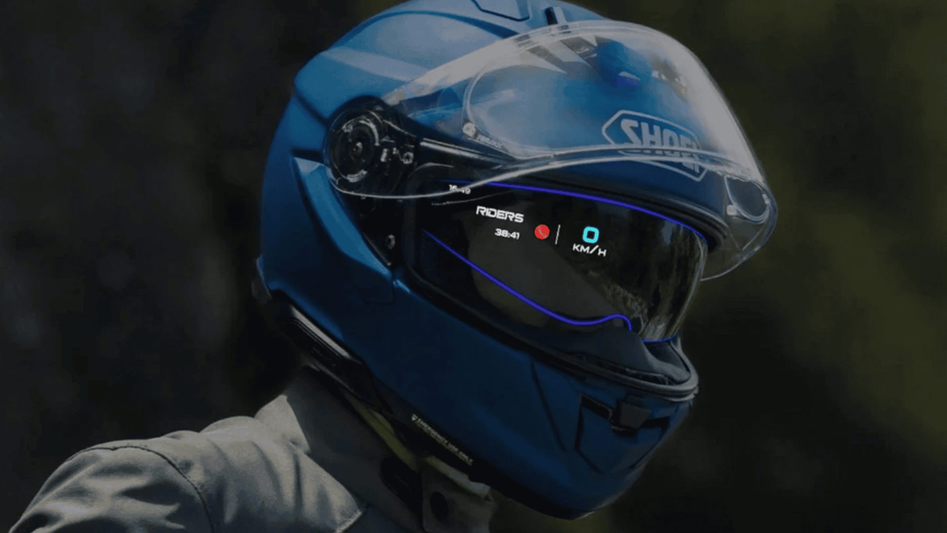 Shoei lança o primeiro capacete do mundo com AR embutida