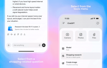 Exemplo de pesquisa de compras no ChatGPT