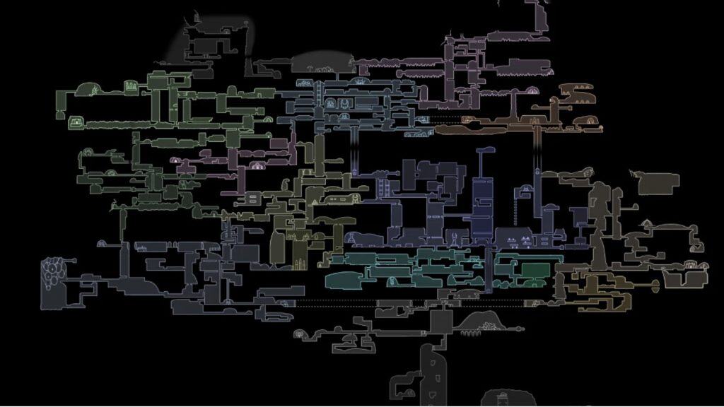 Mapa do jogo Hollow Knight