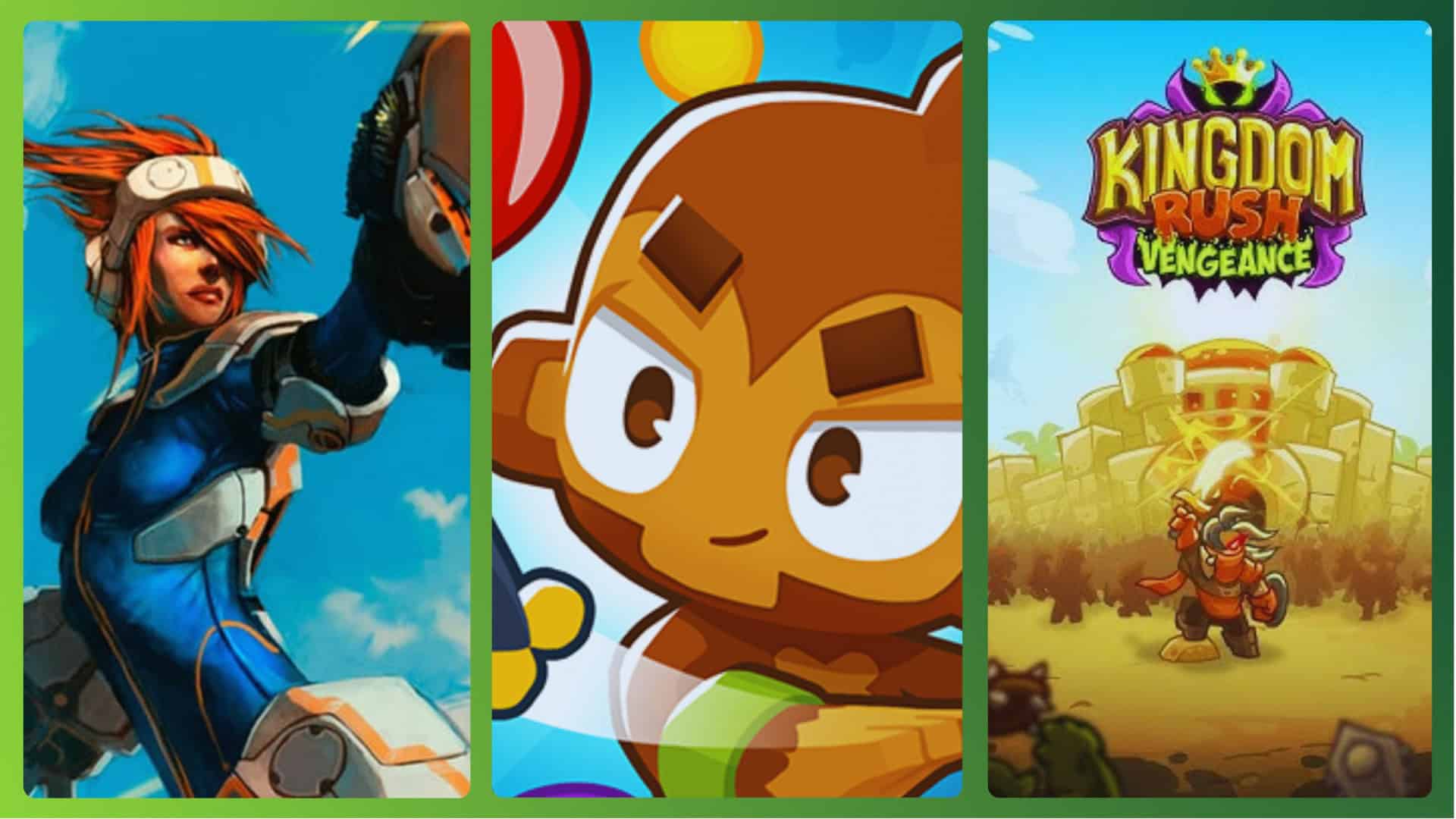 Sanctum 2, Bloons TD 6 e Kingdom Rush: Revenge