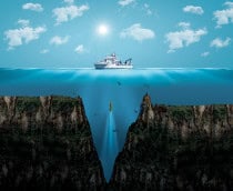 Representação do antearco das Marianas