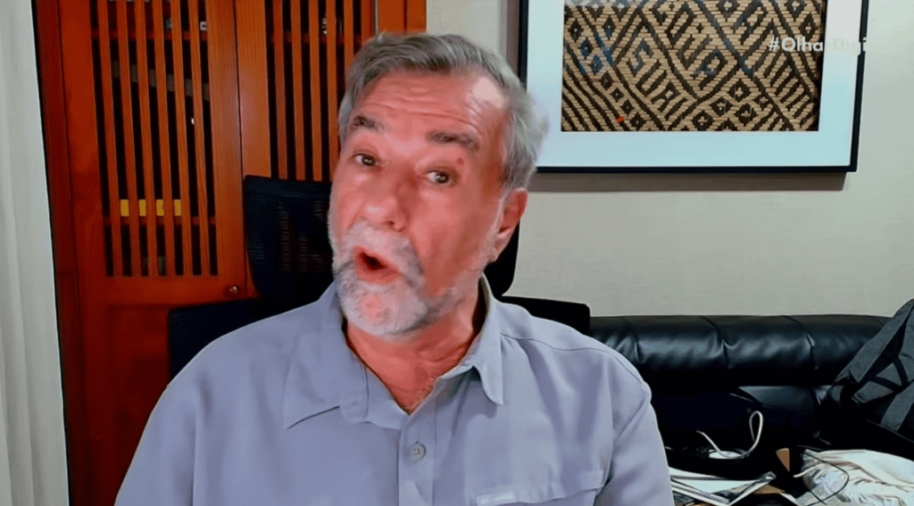 Paulo Ataxo em entrevista para o Olhar Digital News (Imagem: Reprodução)