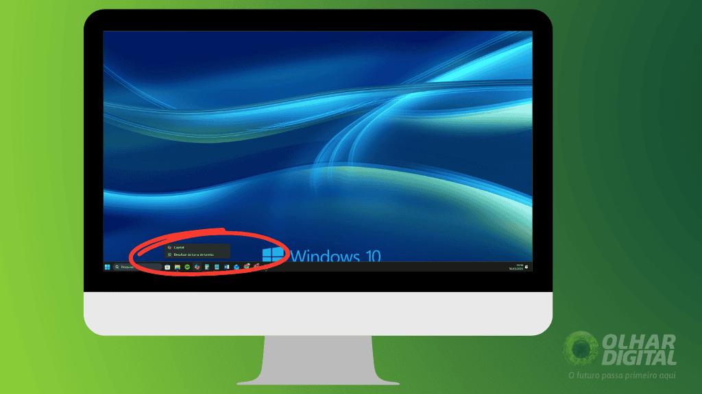 Área de trabalho do Windows 11 com o menu do Copilot aberto e a opção para desafixar o botão destacada, em tutorial para a matéria “Como mudar o visual do Windows 11 e fazê-lo parecer o Windows 10”