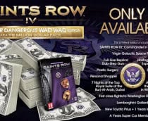 imagem promocional do jogo Saints Row IV com tudo o que o pacote oferece