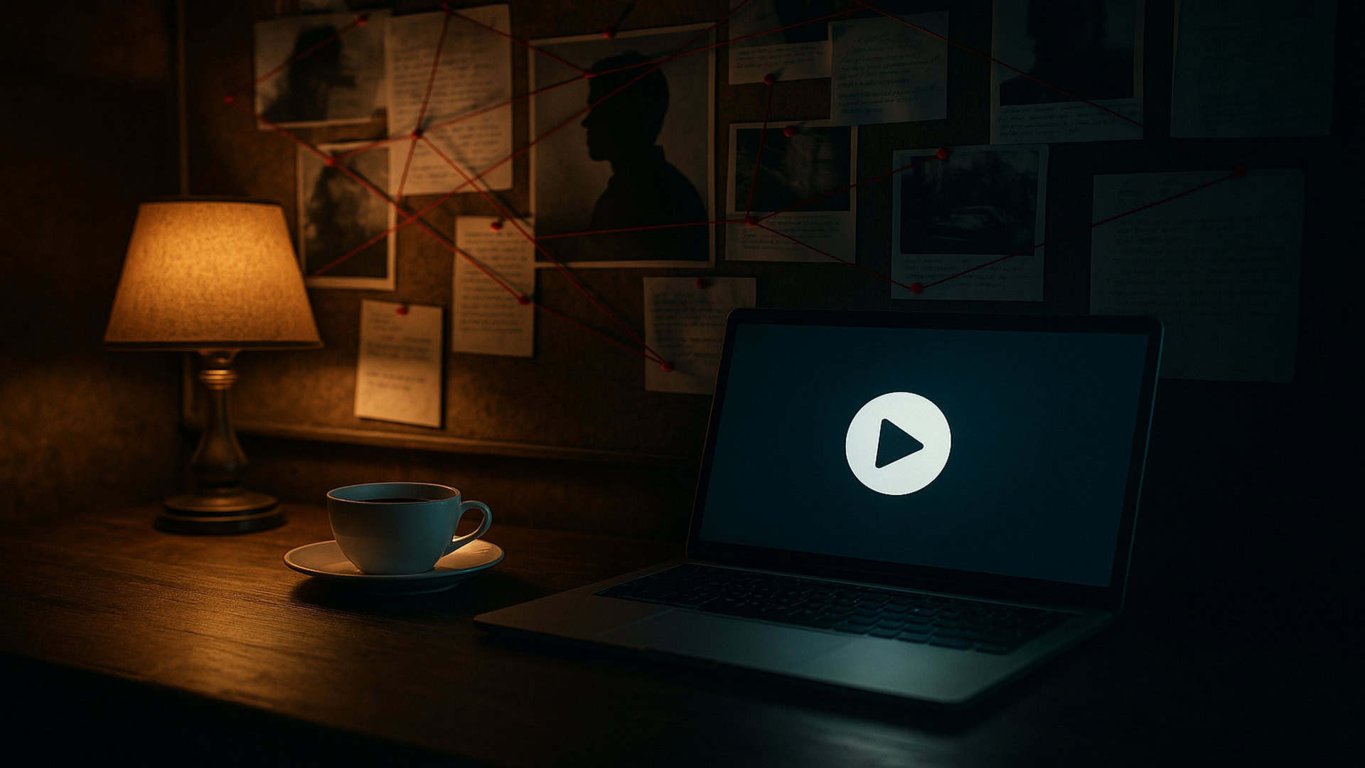 Imagem criada por IA para filmes sobre serial killers para assistir nos streamings