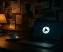 Imagem criada por IA para filmes sobre serial killers para assistir nos streamings