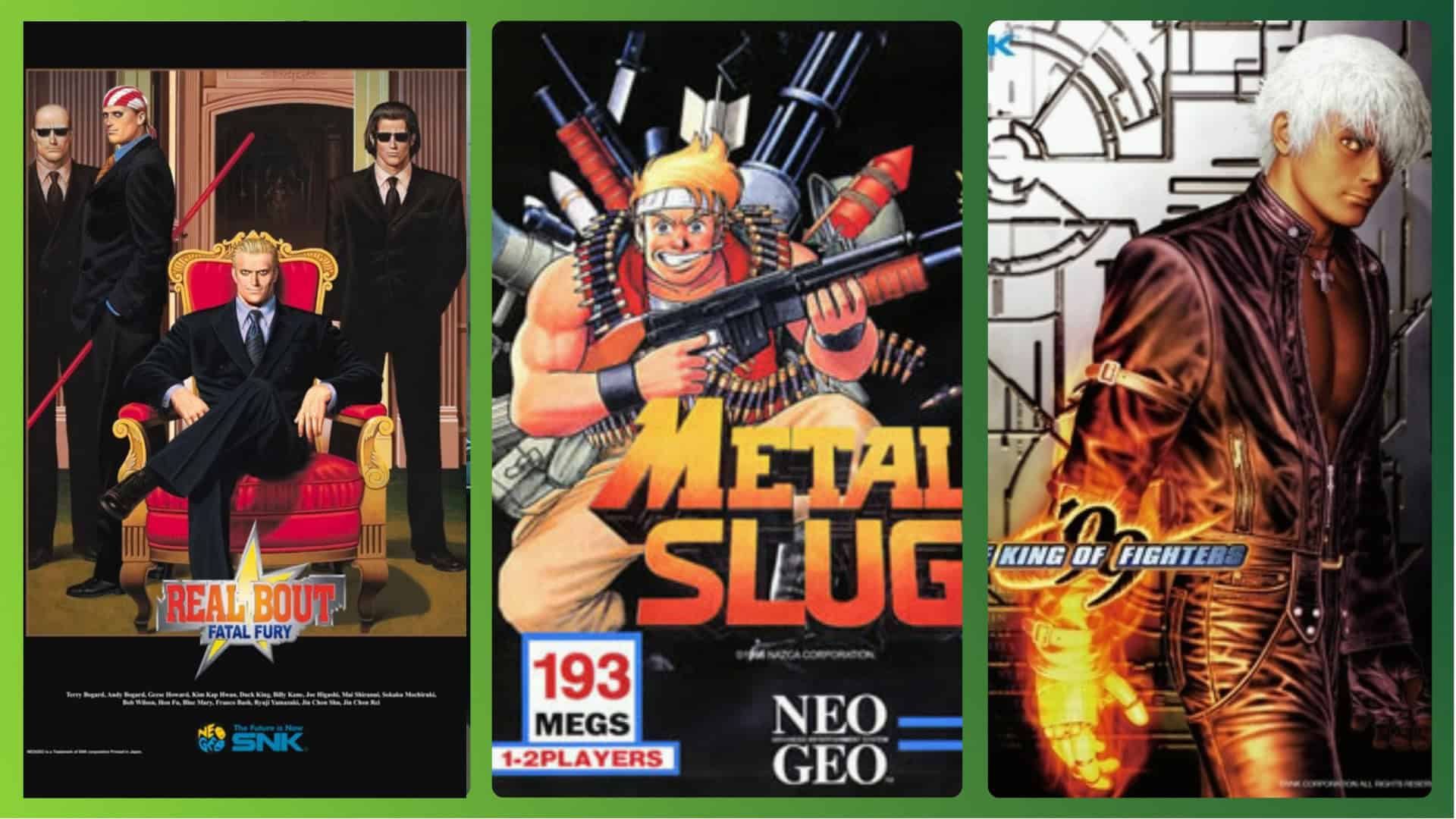 SNK Jogos: Fatal Fury, Metal Slug e The King of Fighters