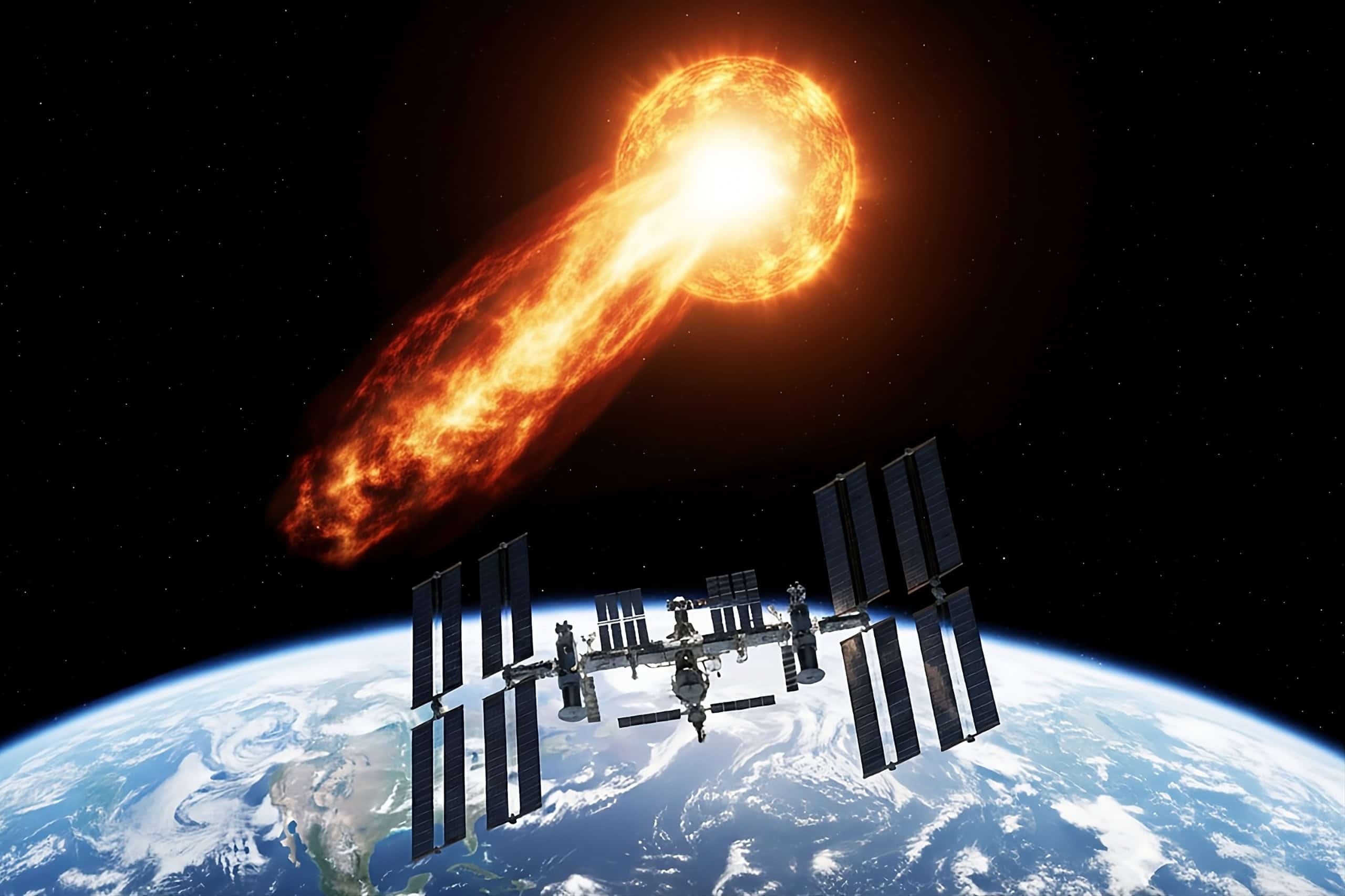 Explosão solar recorde afeta astronautas na estação espacial