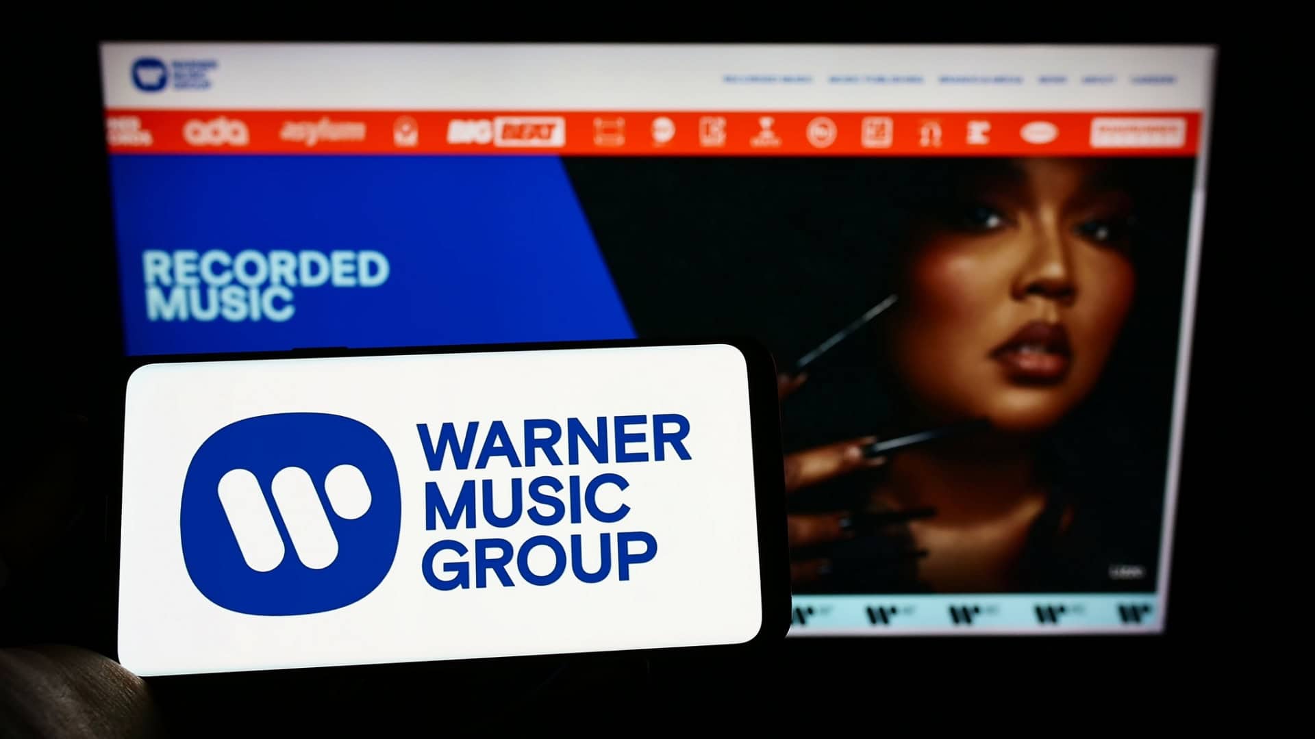 Site da Warner Music