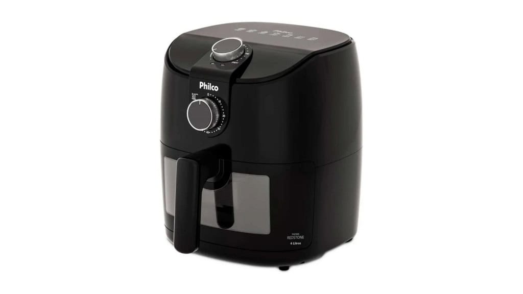 Air Fryer Paf40a 4l Revestimento Redstone 1500w Philco Preto 220V