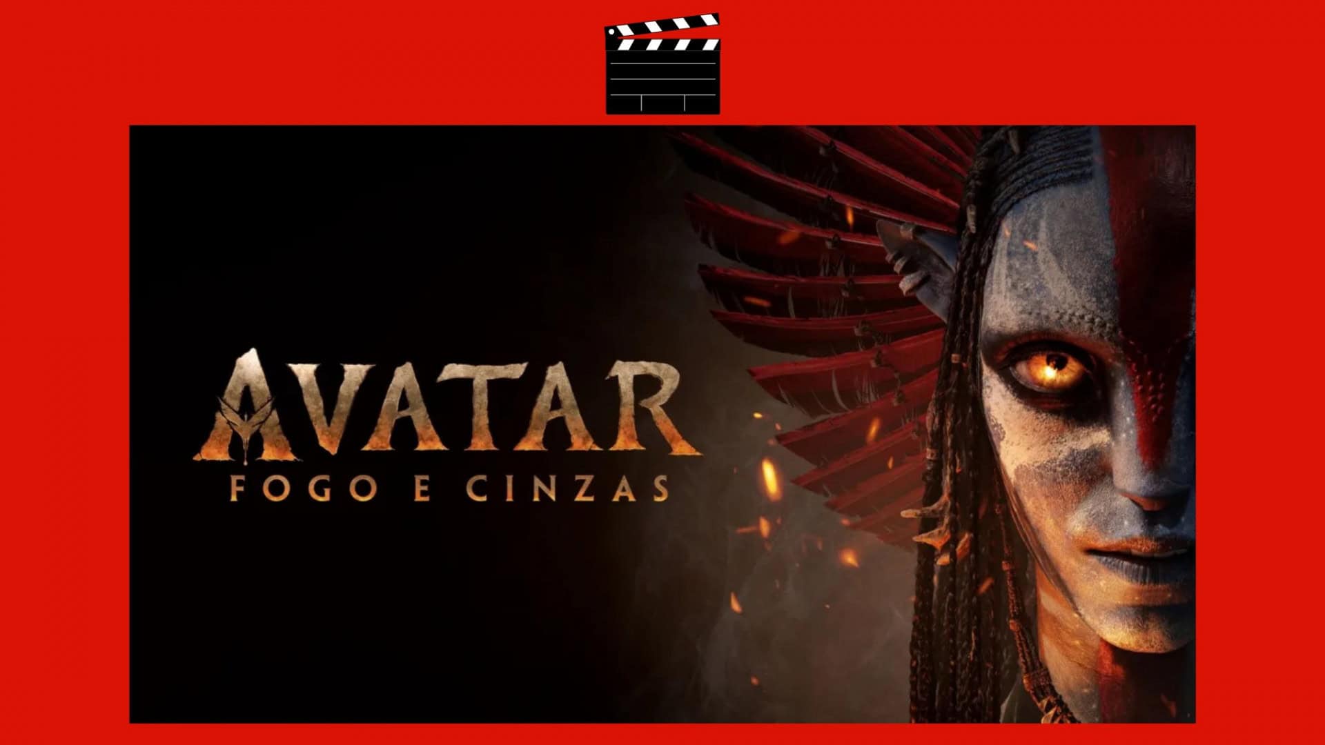 Montagem com pôster de Avatar: Fogo e Cinzas, um dos filmes que estreiam nos cinemas em 18 de dezembro de 2025
