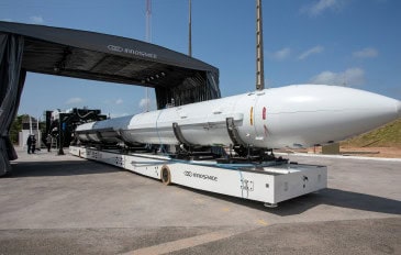 Foguete HANBIT-Nano, da Innospace, na Base de Alcântara